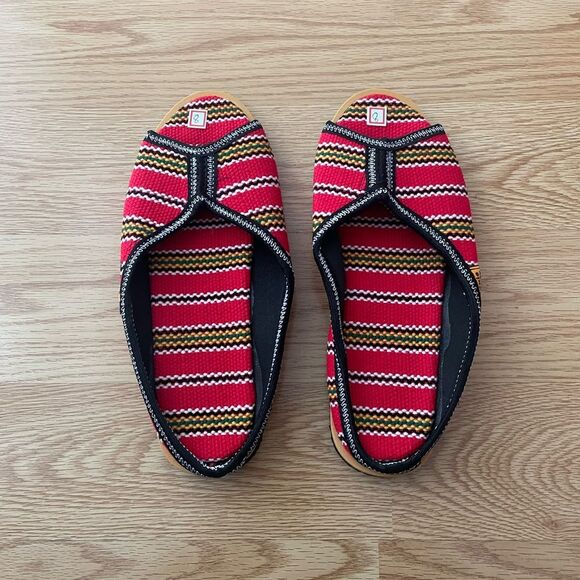 NEW Handmade Stitch Slip on Sandals Womens Shoe Size 8 - Picture 1 of 4
